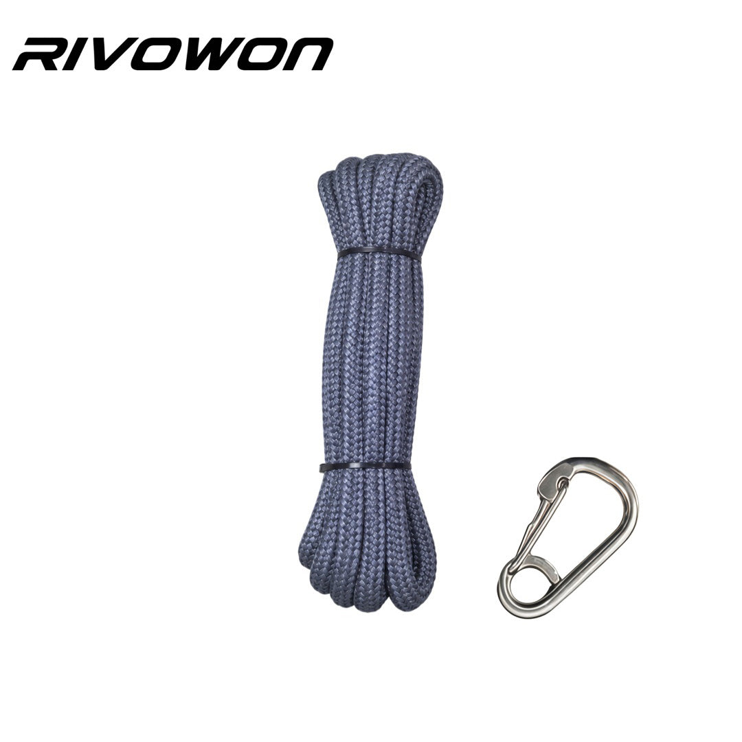 2 Colors Boat Dock Line with Stainless Steel Snap Hook