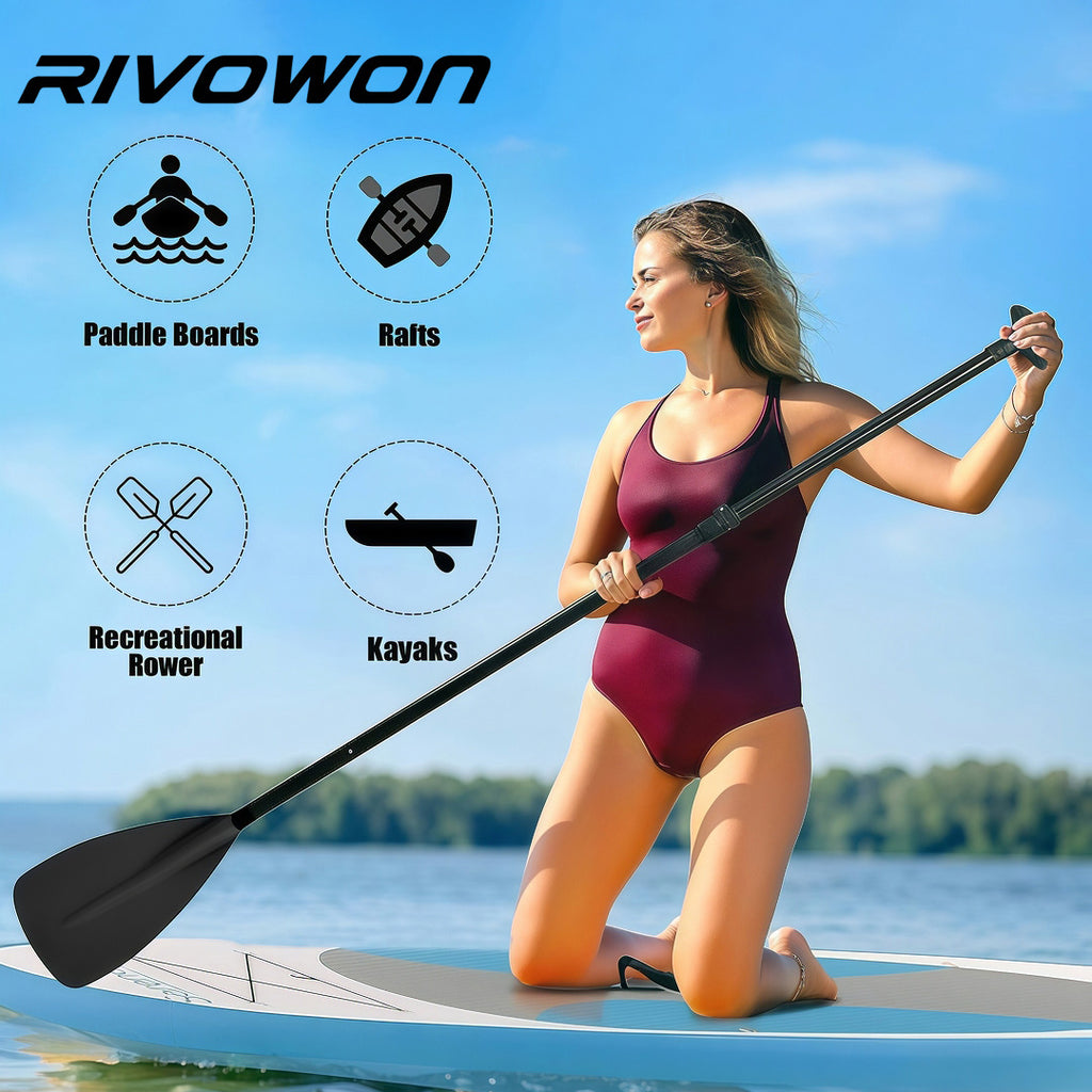 Three-section split paddle