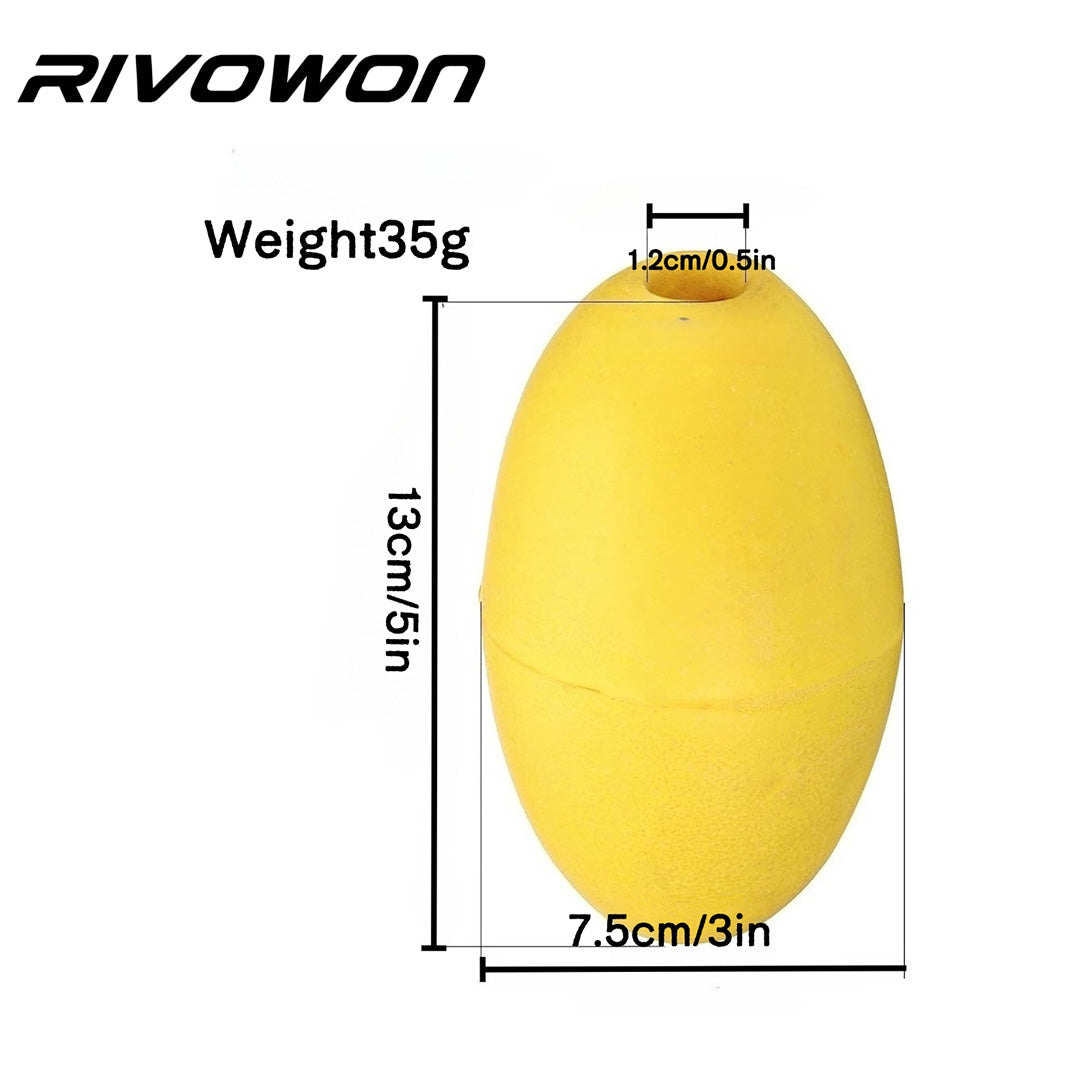 Marine Floating Mooring Rope with 2 EVA Buoys & Carabiners