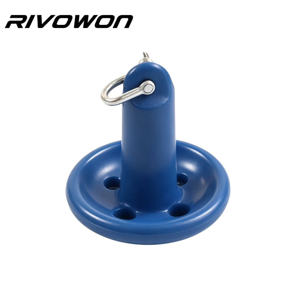 4 colors Cast Iron Mushroom Anchor with Galvanized D Shackle