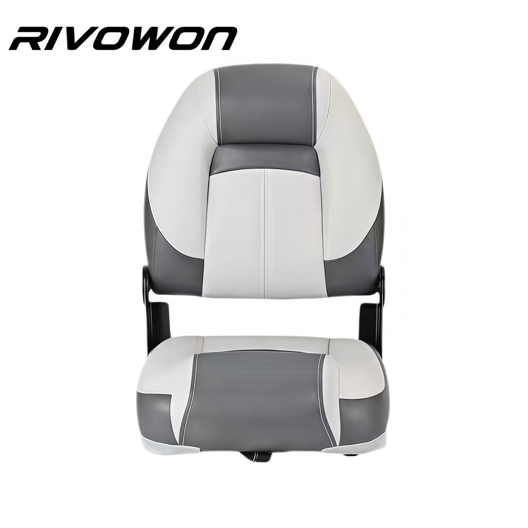 Six Colors High Back Foldable Marine Boat Seat with Thick Foam Padding