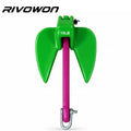 4.5KG/10LB Foldable Fluke Boat Anchor with Galvanized D Shackle