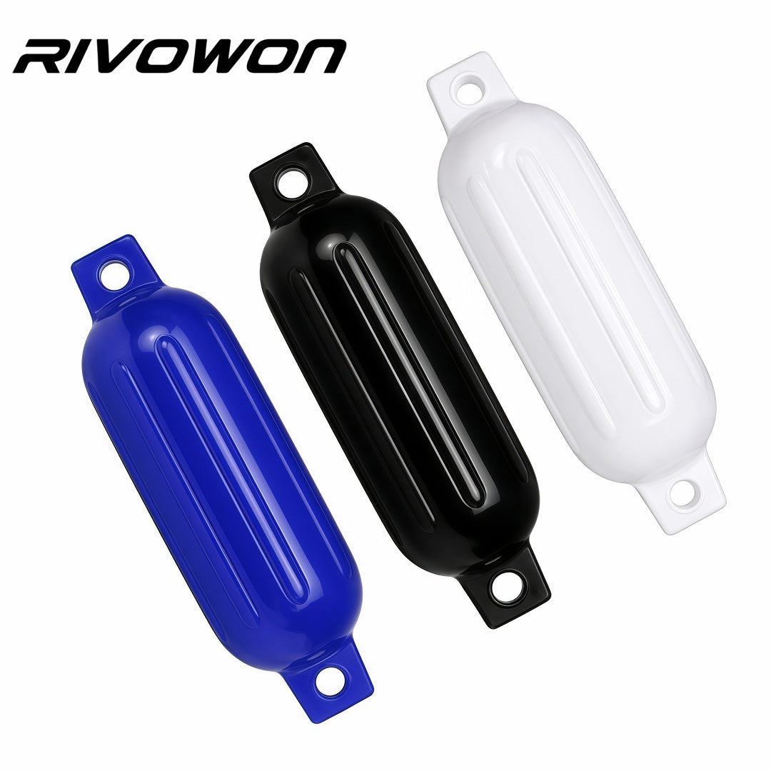 22.8in Ribbed PVC Boat Fender for Docking Protection