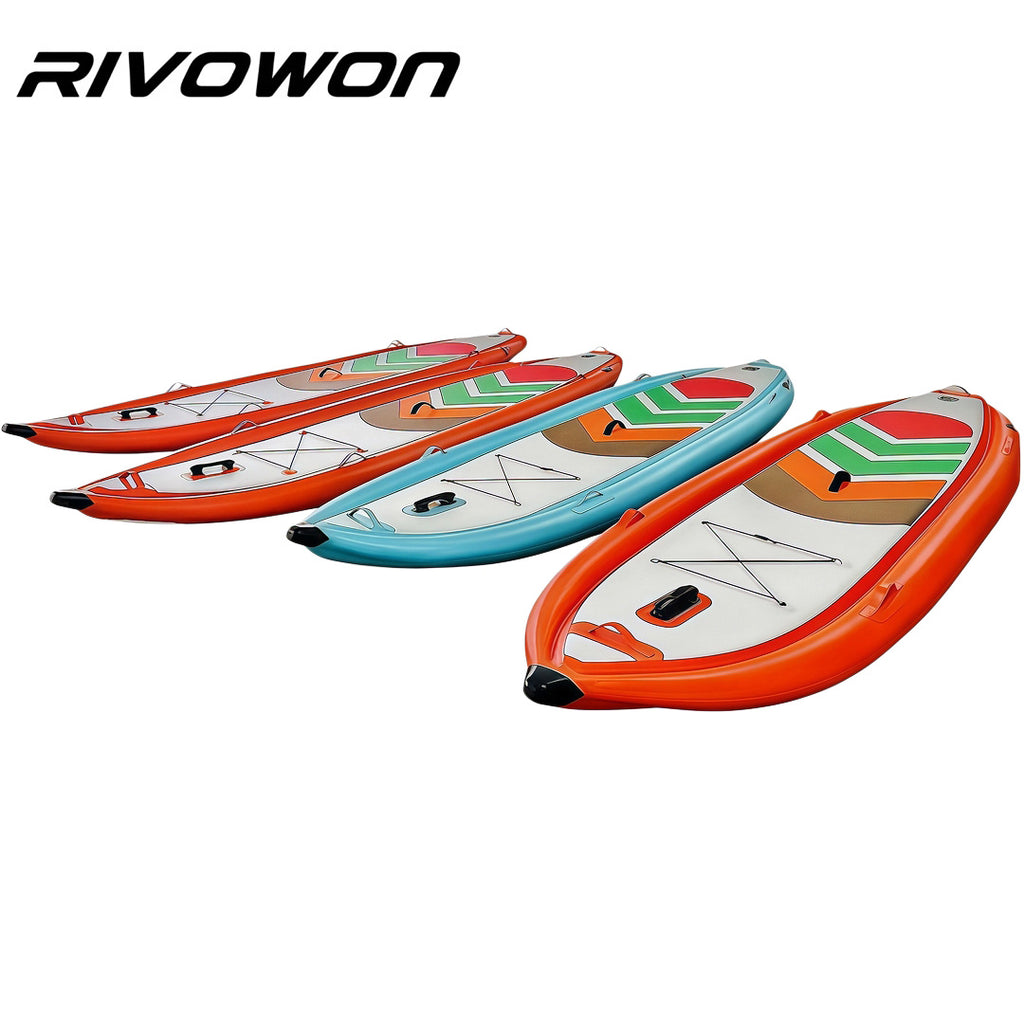 Inflatable Stand Up Paddle Board with Dual Air Chambers and Non-Slip Deck