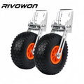 Inflatable Boat Launching Wheels with 10.2in Pneumatic Tires