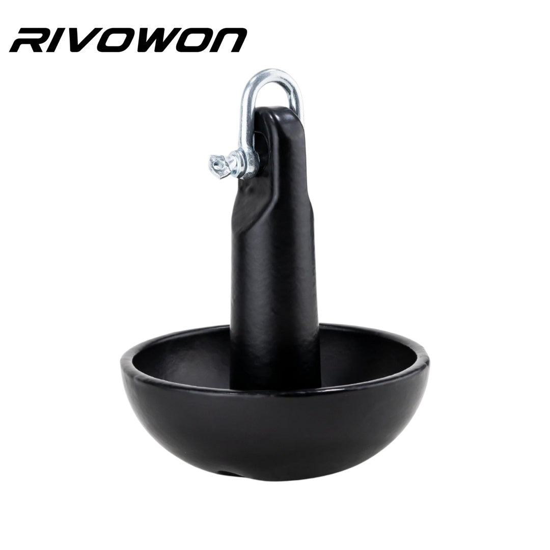 4 colors Cast Iron Mushroom Anchor with Galvanized D Shackle