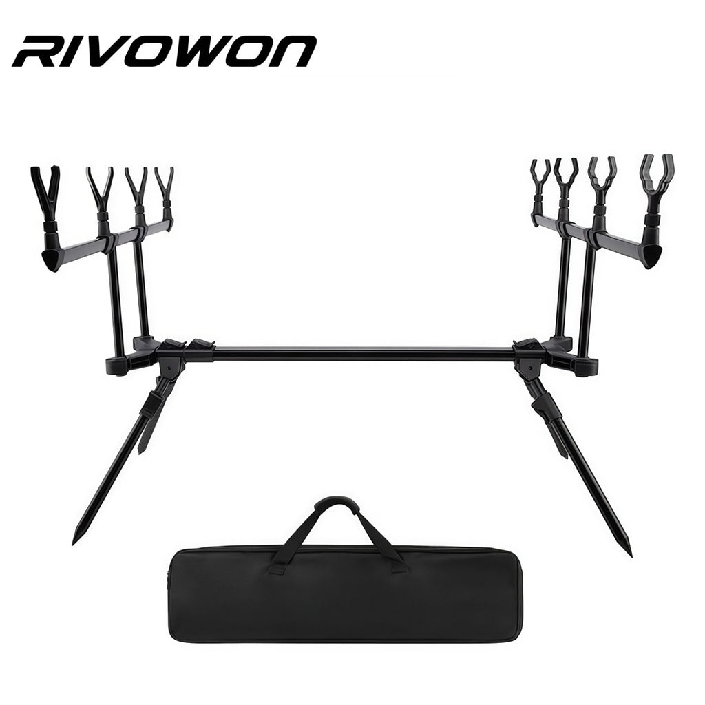Adjustable Folding 4-Rod Carp Fishing Rod Pod