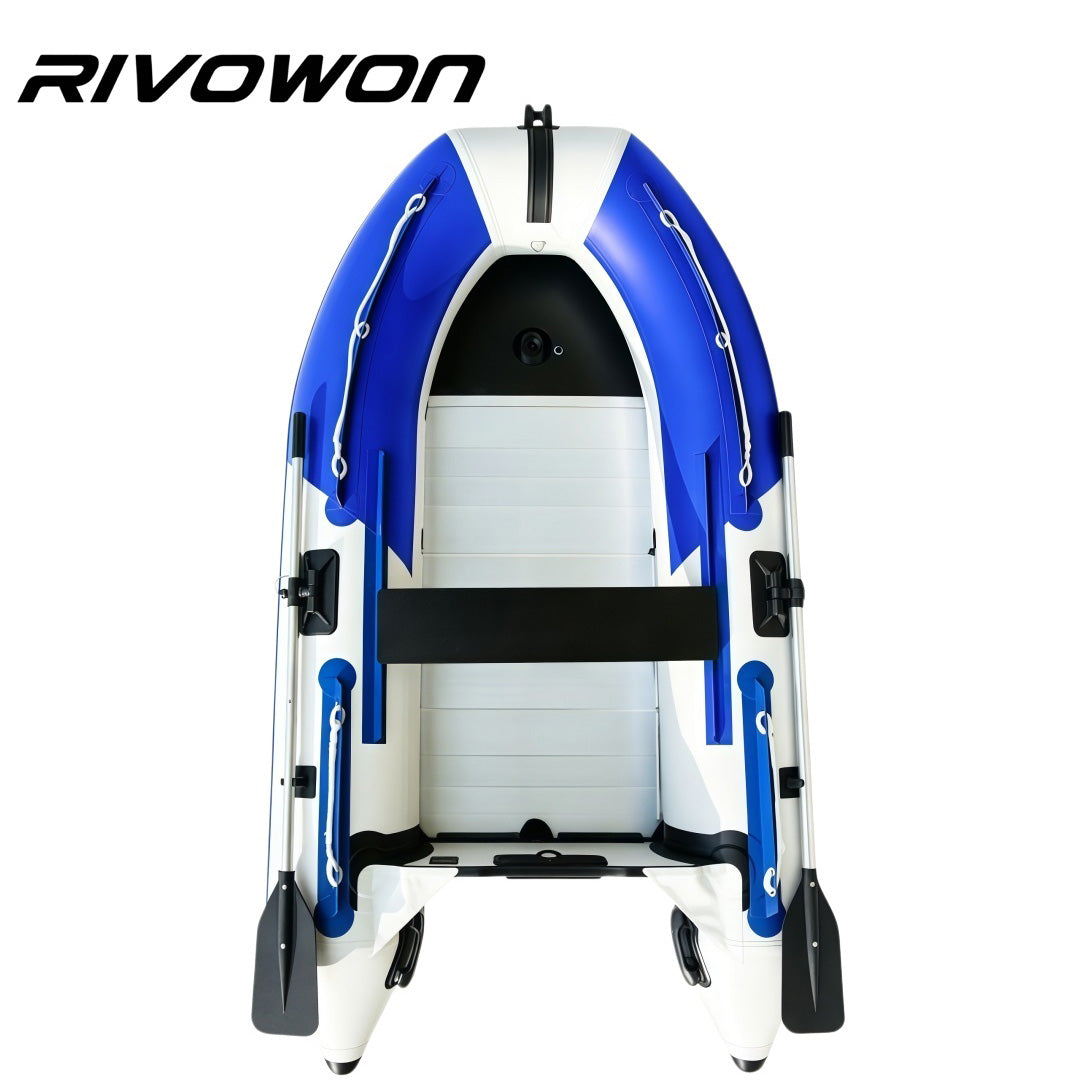 Blue  white Inflatable Dinghy Boat