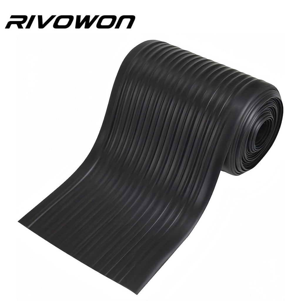 Striped inflatable hull protection cover