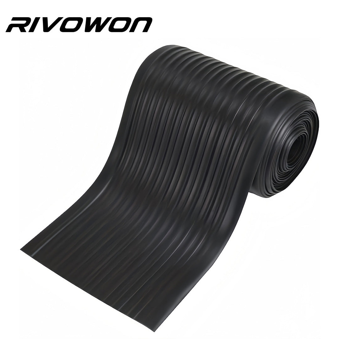 Striped inflatable hull protection cover