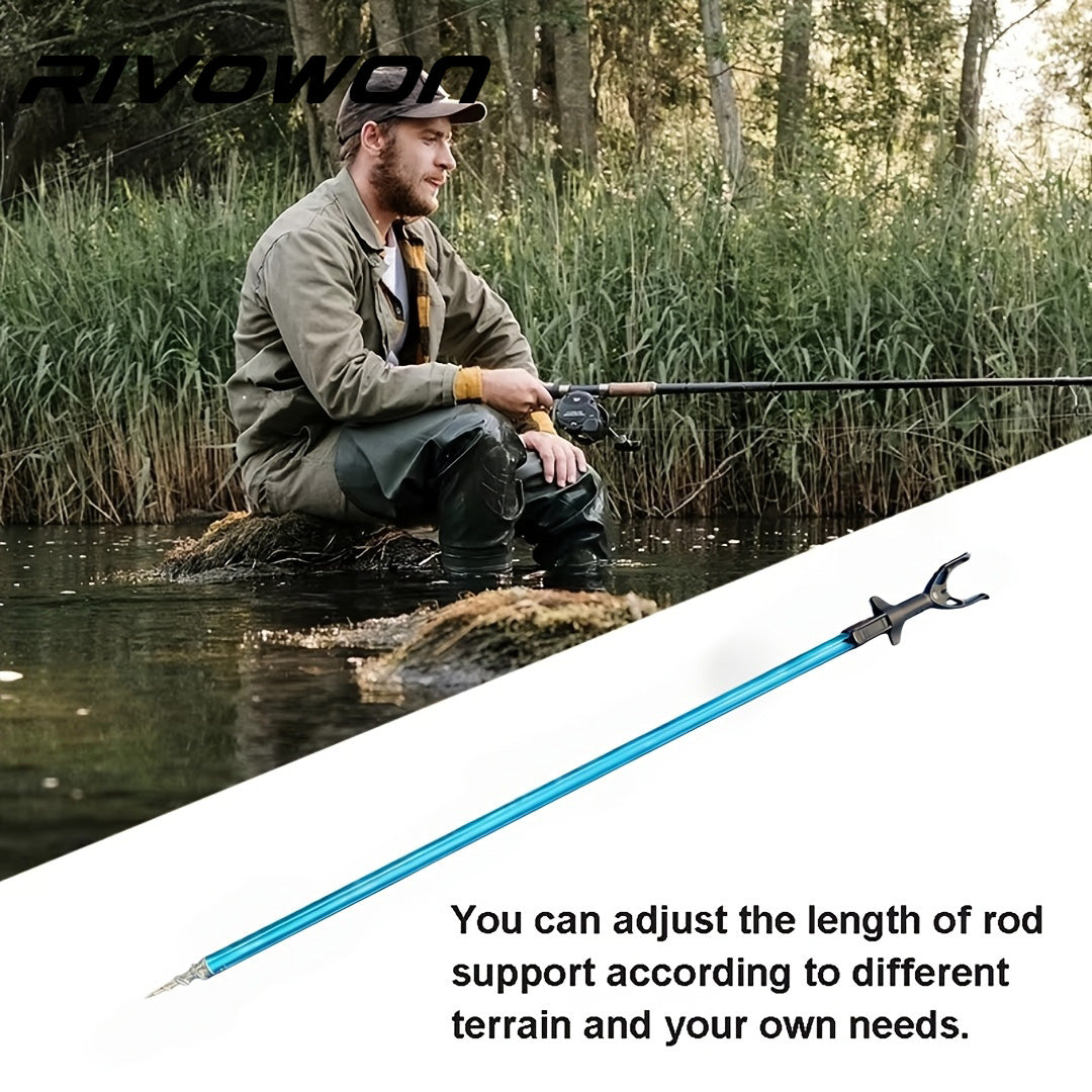 3.94ft Adjustable Telescopic Fishing Rod Rest Holder