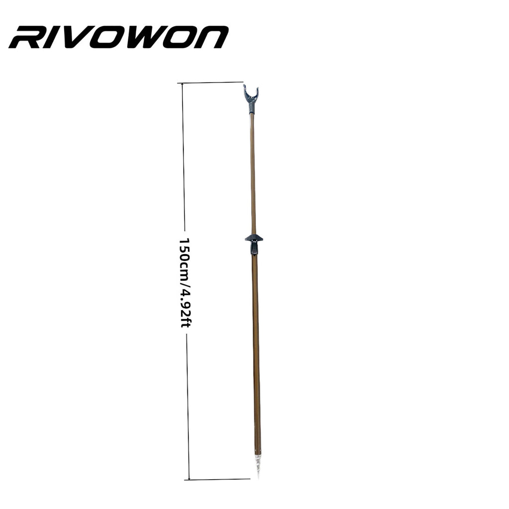 4.92ft Adjustable Telescopic Fishing Rod Rest Holder