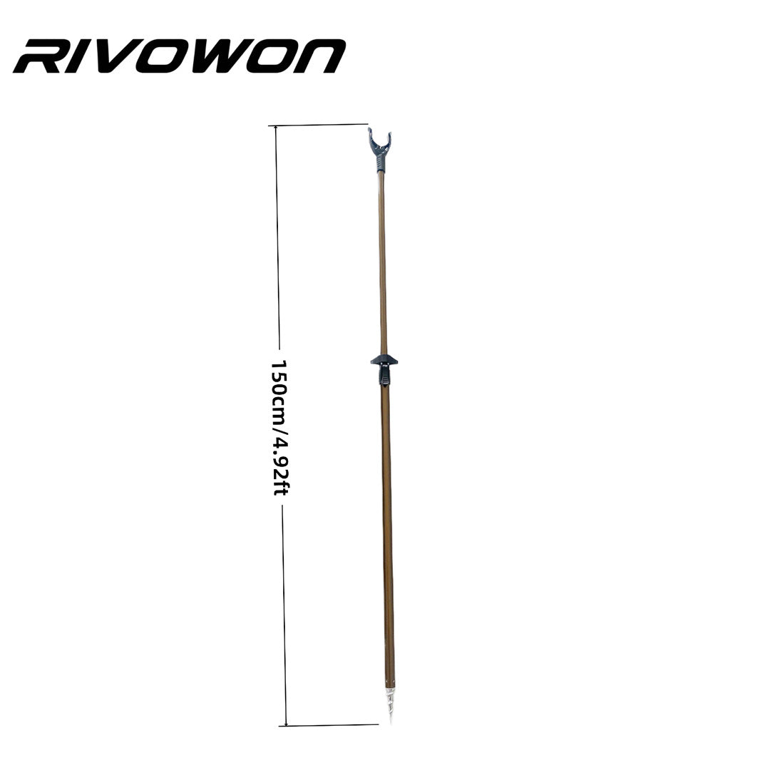 4.92ft Adjustable Telescopic Fishing Rod Rest Holder