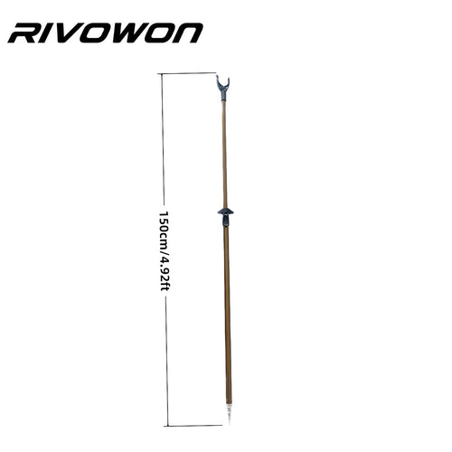 4.92ft Adjustable Telescopic Fishing Rod Rest Holder