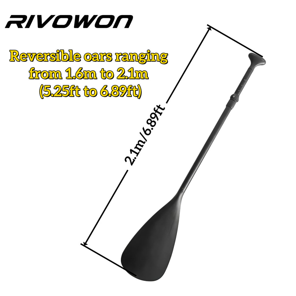 Three-section split paddle