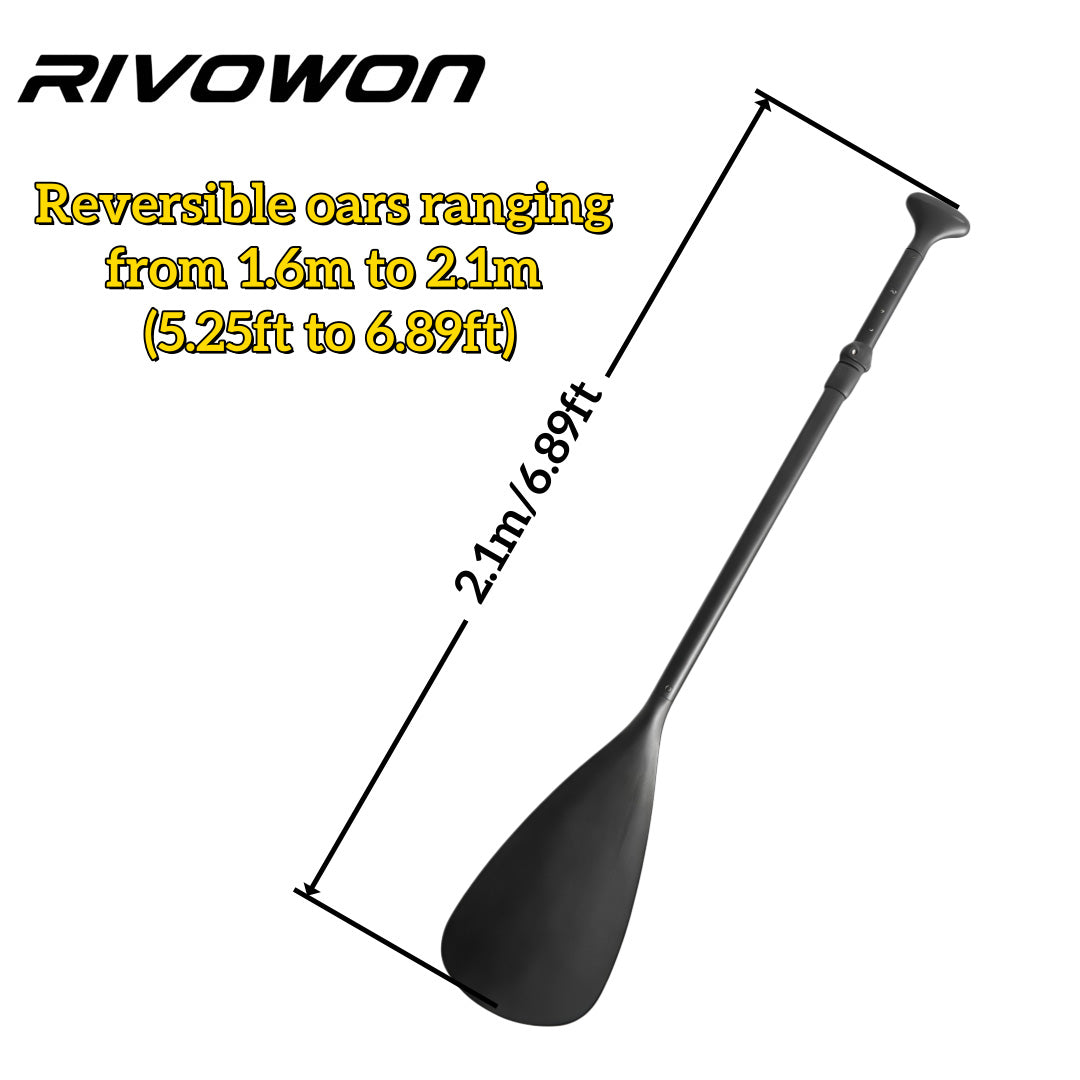 Three-section split paddle