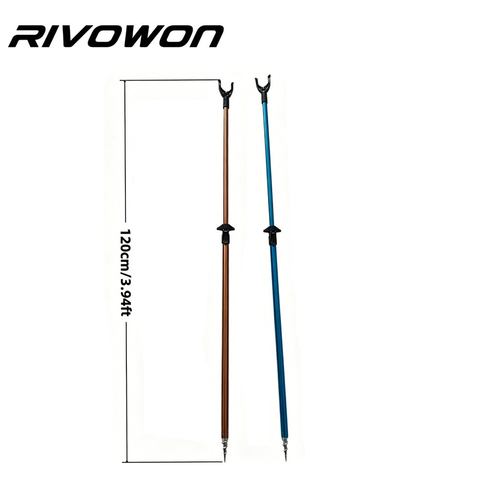 3.94ft Adjustable Telescopic Fishing Rod Rest Holder