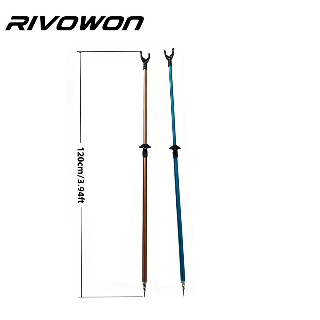 3.94ft Adjustable Telescopic Fishing Rod Rest Holder