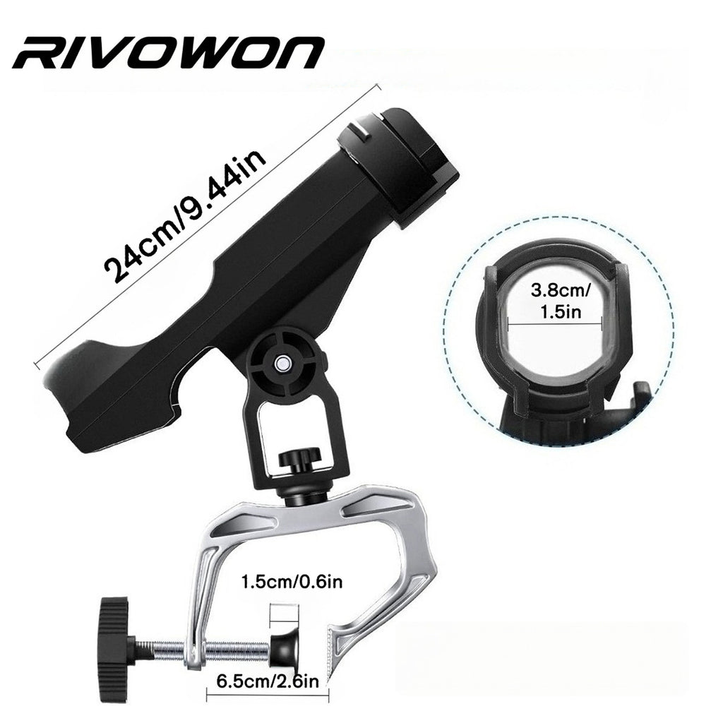 360° Clamp Fishing Rod Holder