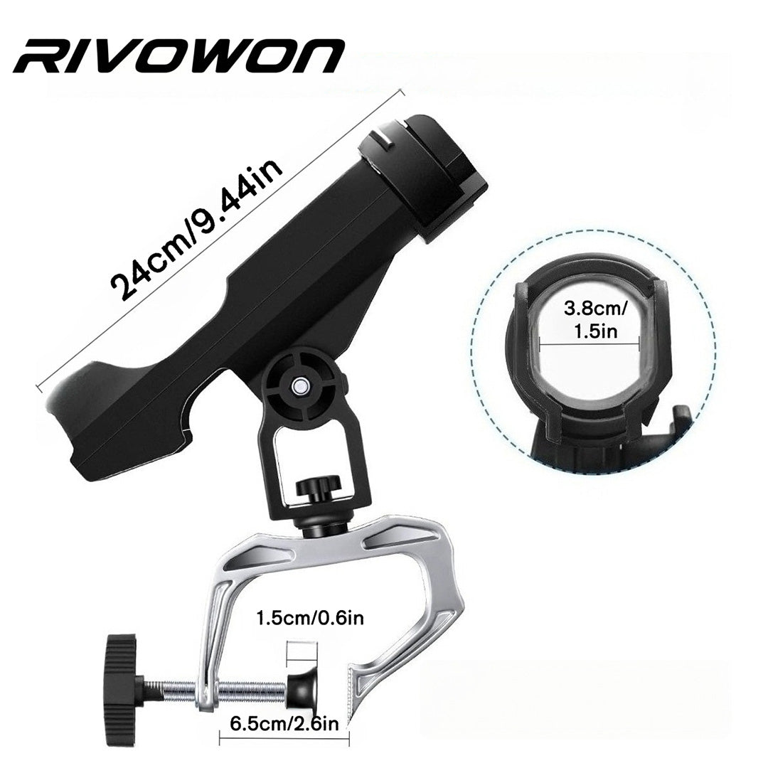 360° Clamp Fishing Rod Holder
