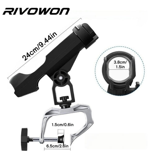 360° Clamp Fishing Rod Holder