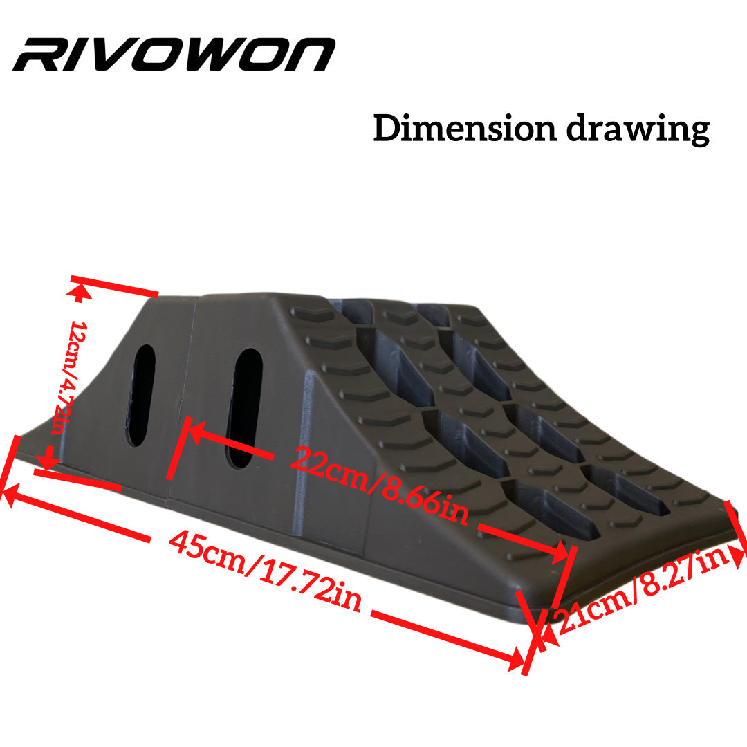 Non-Slip Plastic Wheel Chocks