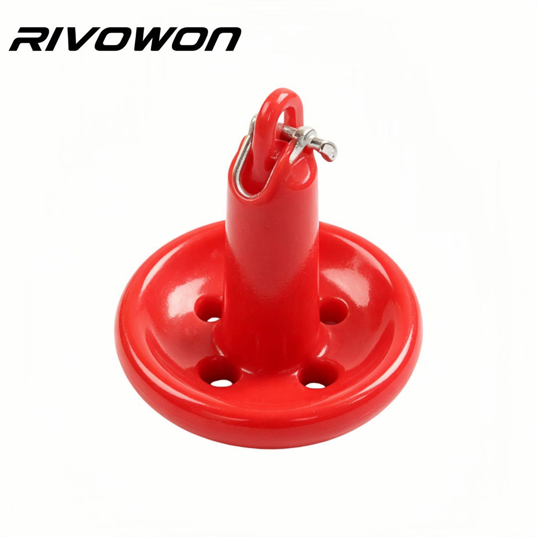 4 colors Cast Iron Mushroom Anchor with Galvanized D Shackle