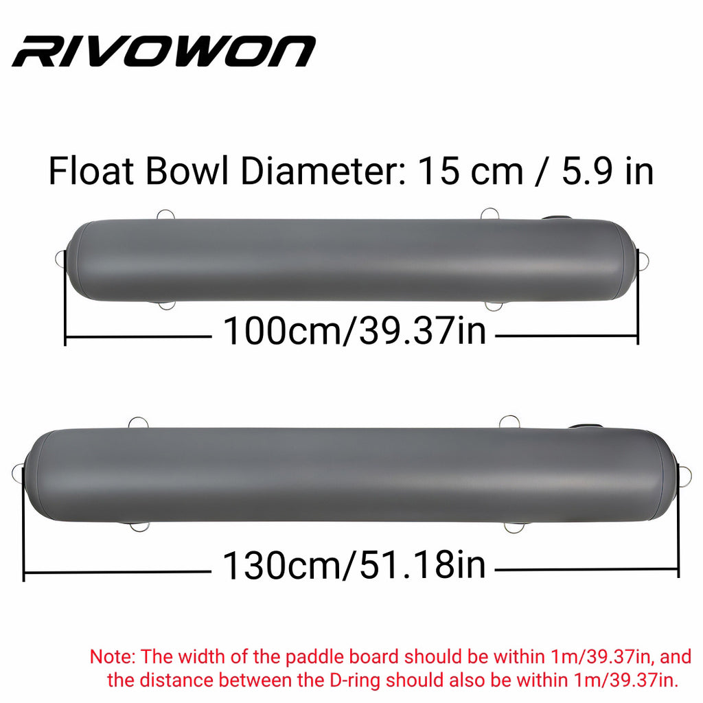 Inflatable SUP Outrigger Stabilizer Float Bar, 100/130cm