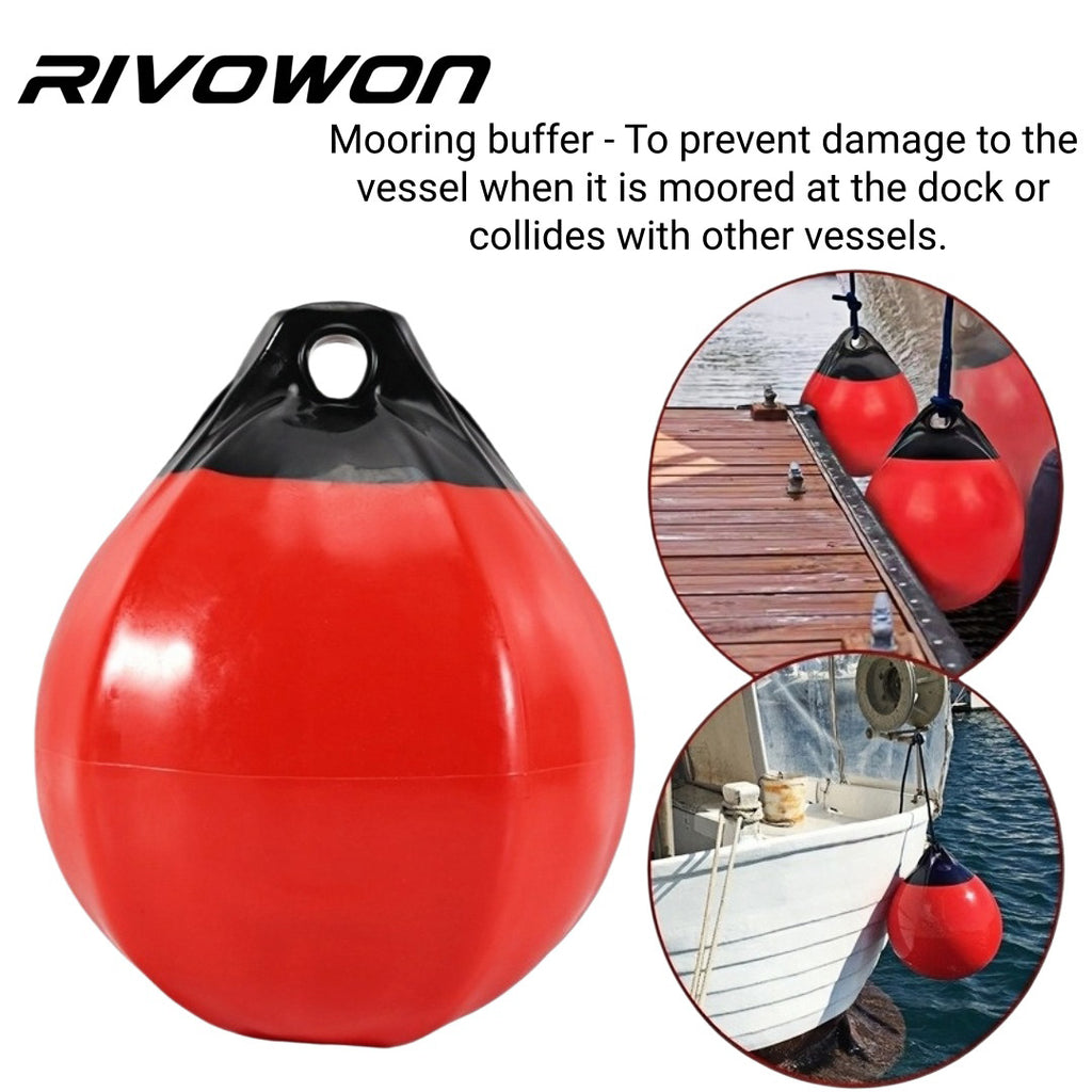 PVC Mooring Buoy Ball and Round Boat Fender with Eyelet