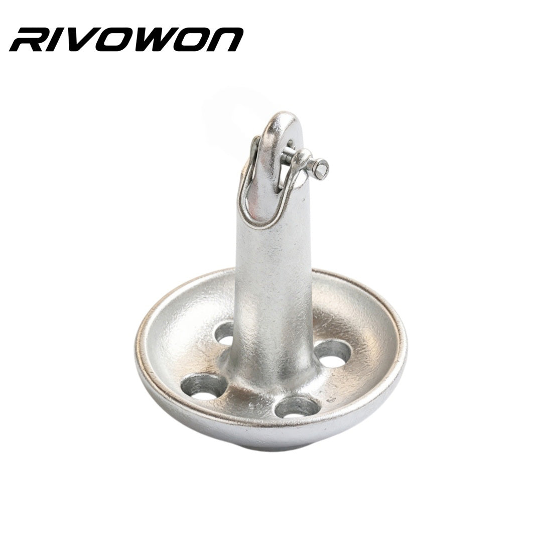 4 colors Cast Iron Mushroom Anchor with Galvanized D Shackle