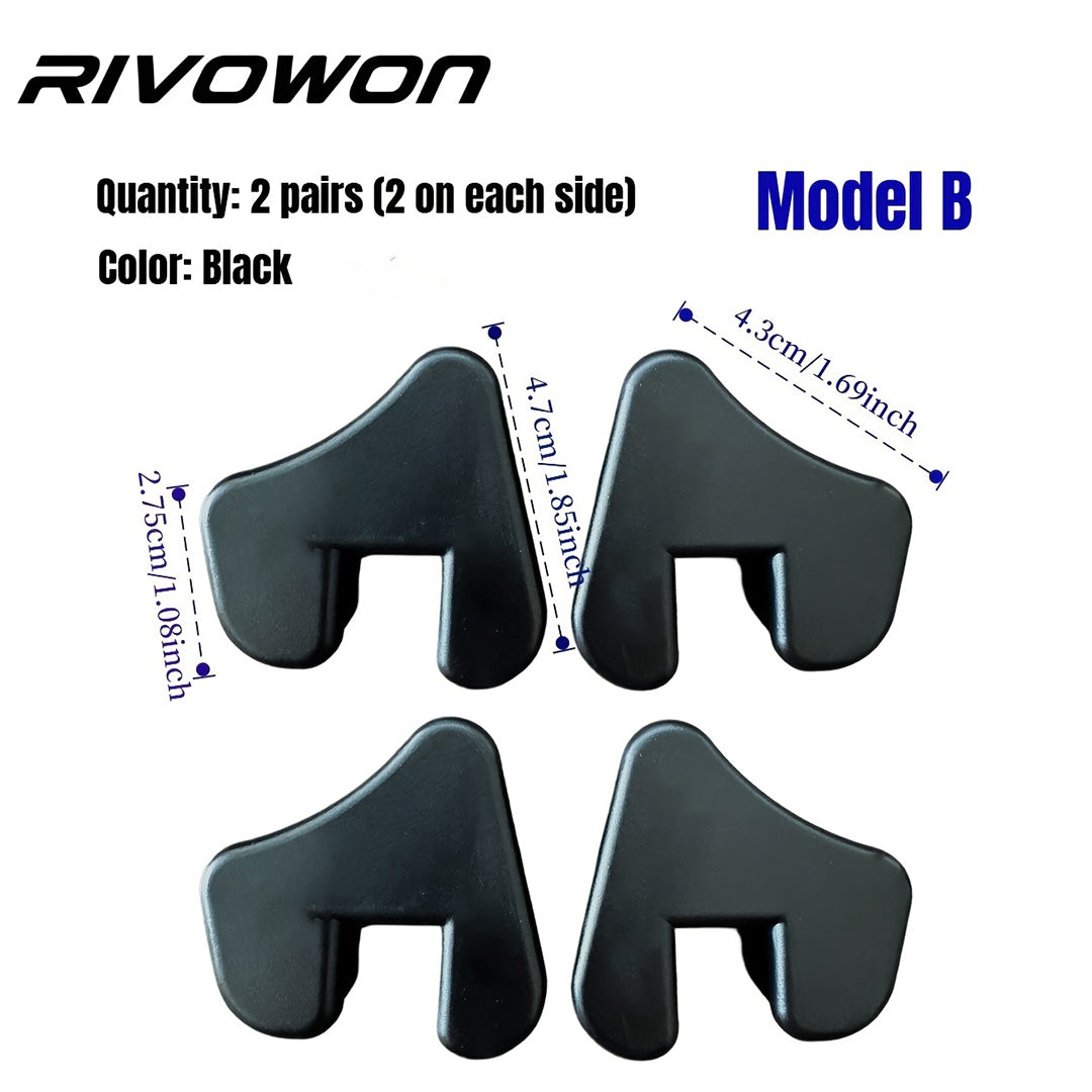 Two pairs of aluminum alloy base plates and cover plates