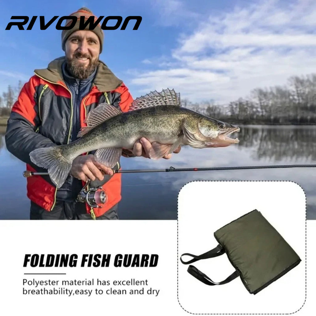 Portable folding fish mat