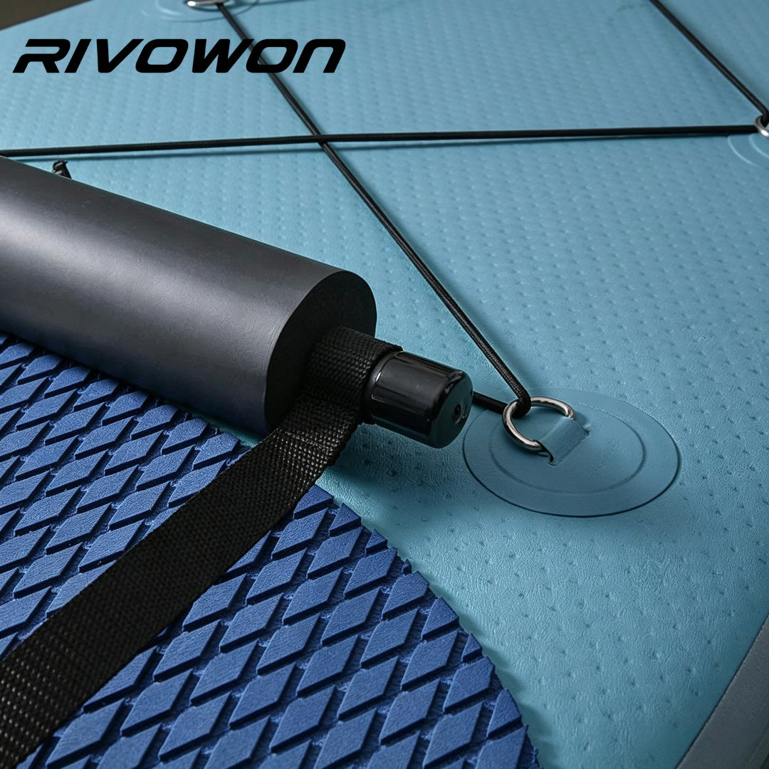 SUP Foot Rest Roller with EVA Cushion and Adjustable Straps