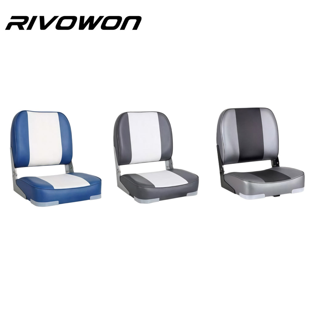Three-color foldable marine seat - Foldable fishing boat chair