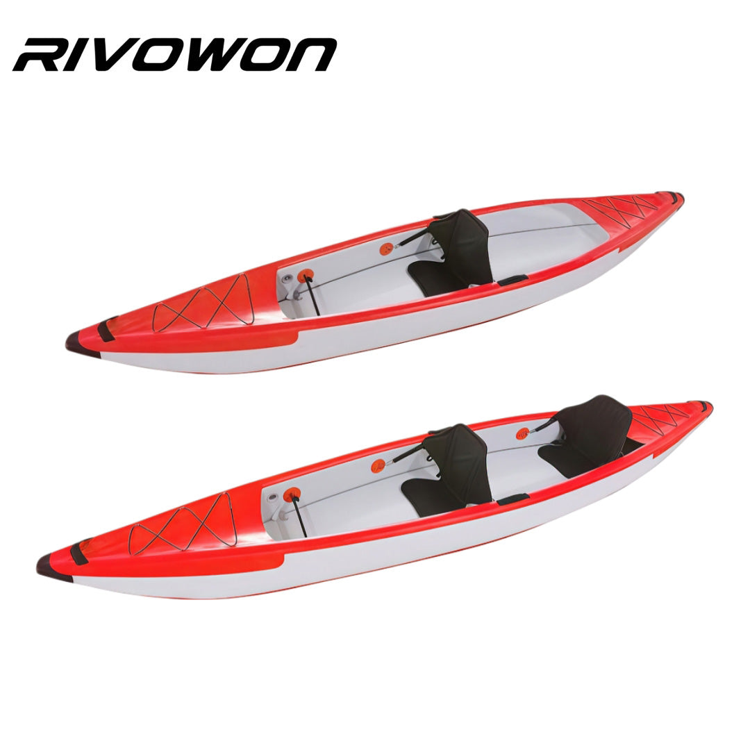 Drop-Stitch Inflatable Kayak for 1-2 Adults