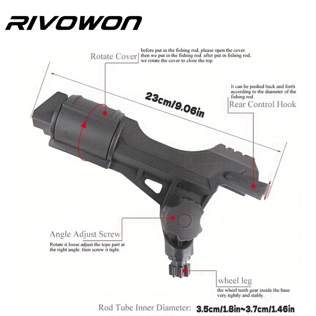 Inflatable Boat Fishing Rod Holder