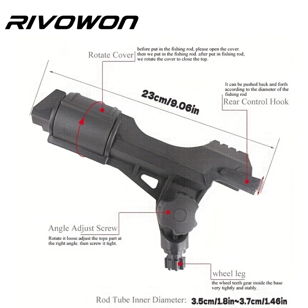 Inflatable Boat Fishing Rod Holder