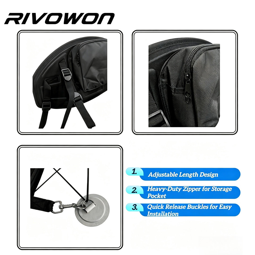 Padded Kayak Seat with Storage Bag