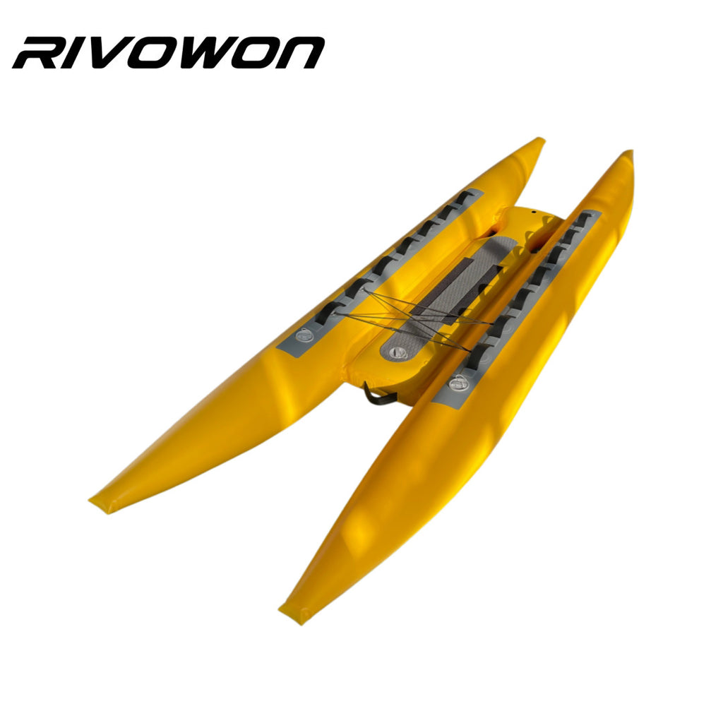 Inflatable Catamaran Kayak with Stable Dual-Hull Design