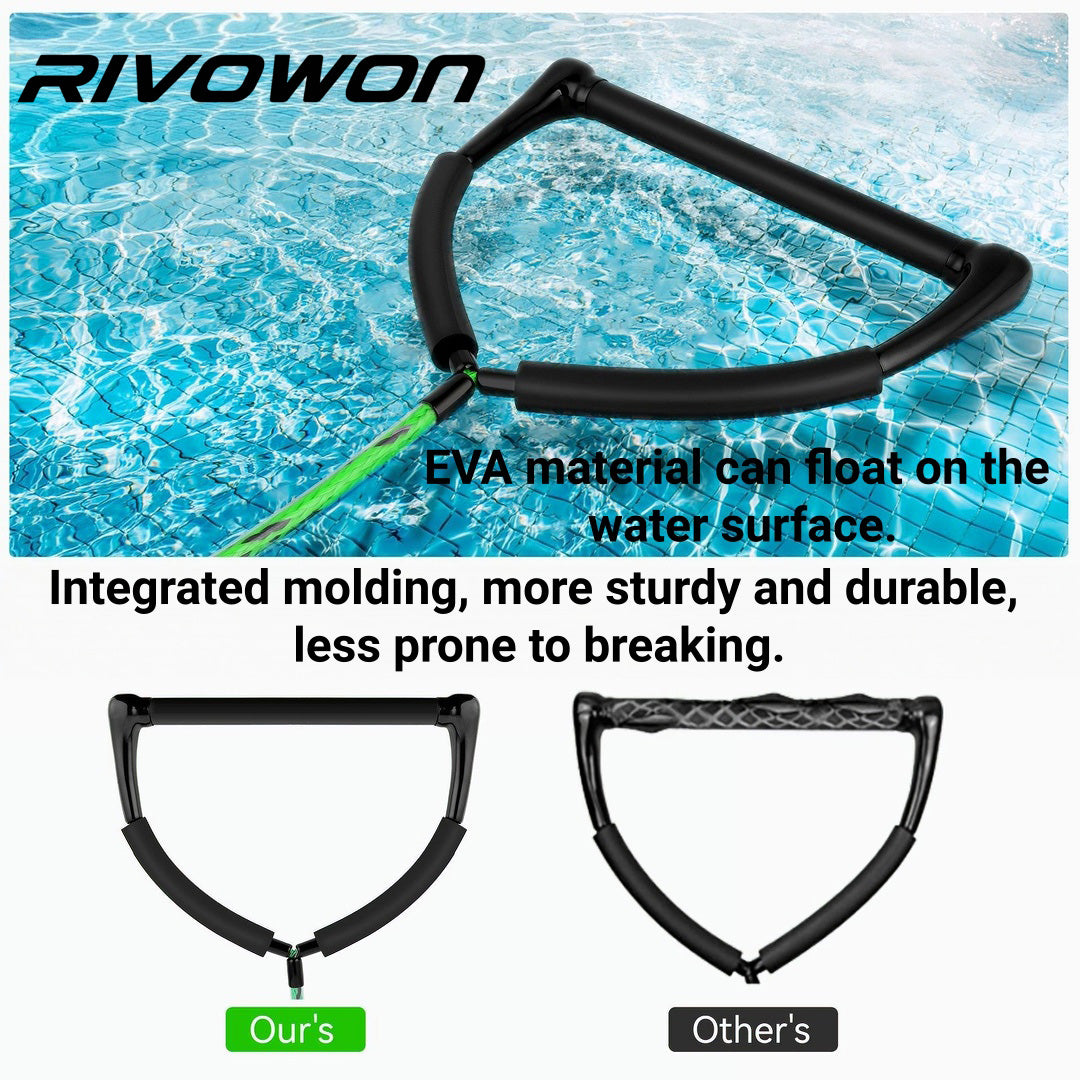 70FT Water Ski Tow Rope with EVA Handle and Mesh Storage Bag