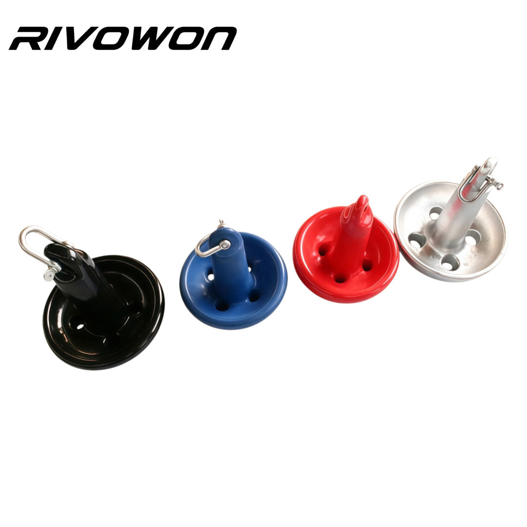 4 colors Cast Iron Mushroom Anchor with Galvanized D Shackle