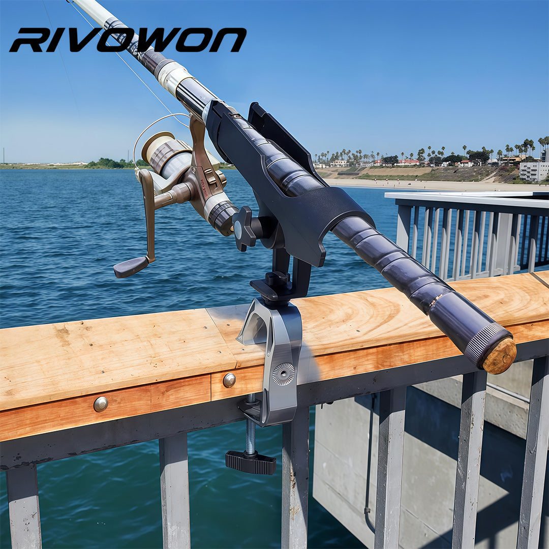 360° Clamp Fishing Rod Holder