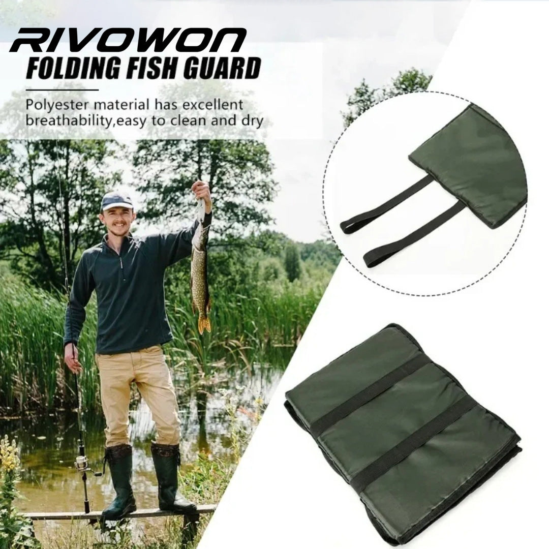 Portable folding fish mat