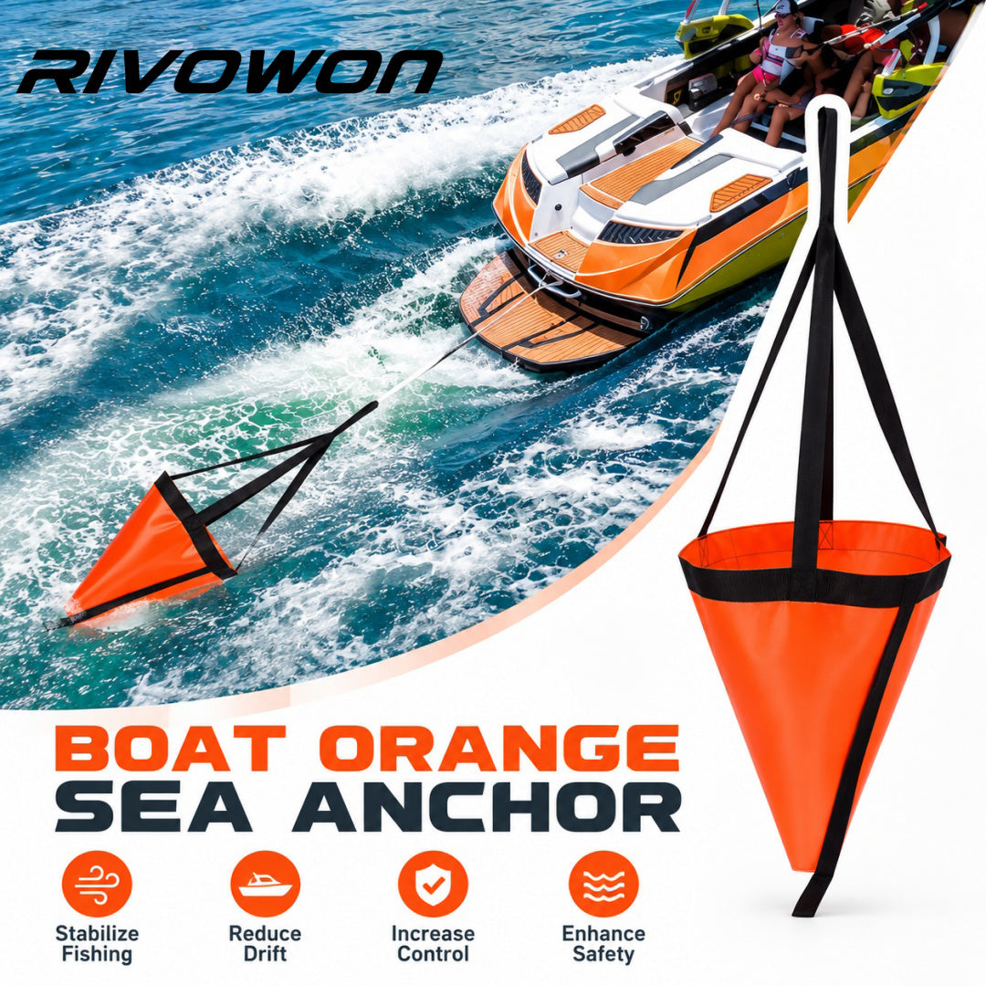 PVC Sea Anchor Drift Sock for Kayak and Fishing Boat