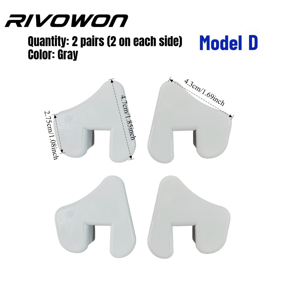 Two pairs of aluminum alloy base plates and cover plates