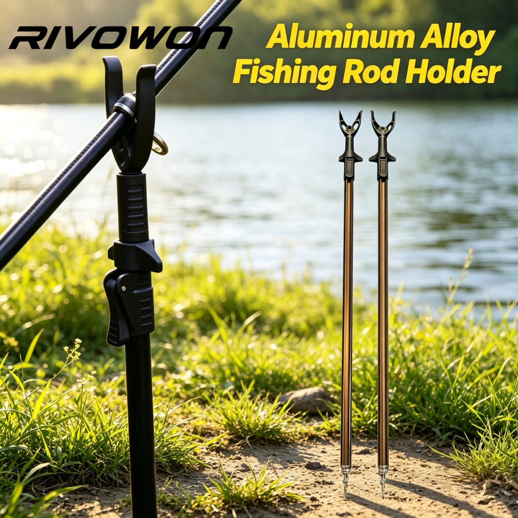 4.92ft Adjustable Telescopic Fishing Rod Rest Holder