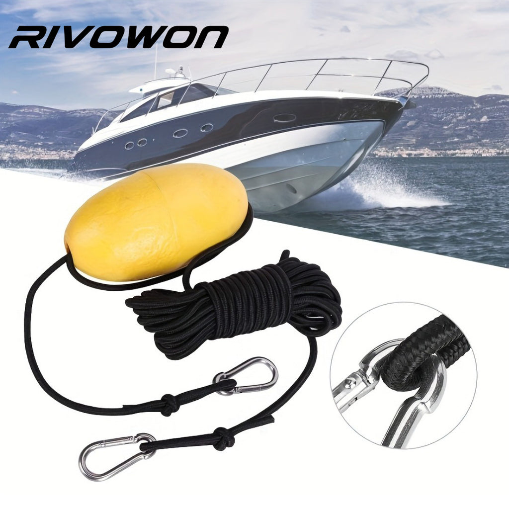 Anchor Rope with Floating Marker and Carabiners