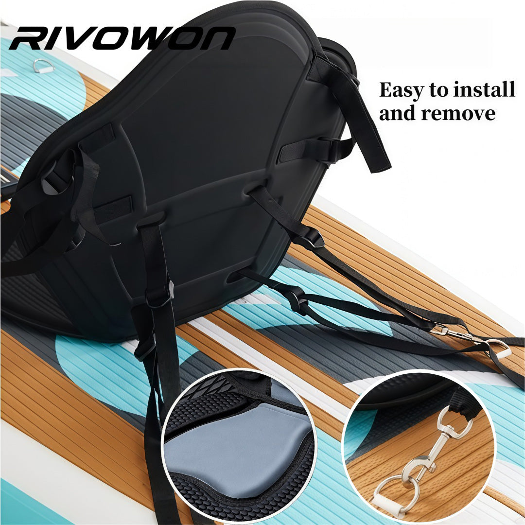 Comfort High Back SUP Kayak Seat with Metal Hooks