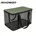 Military Green Foldable Mesh Fishing Catch Basket