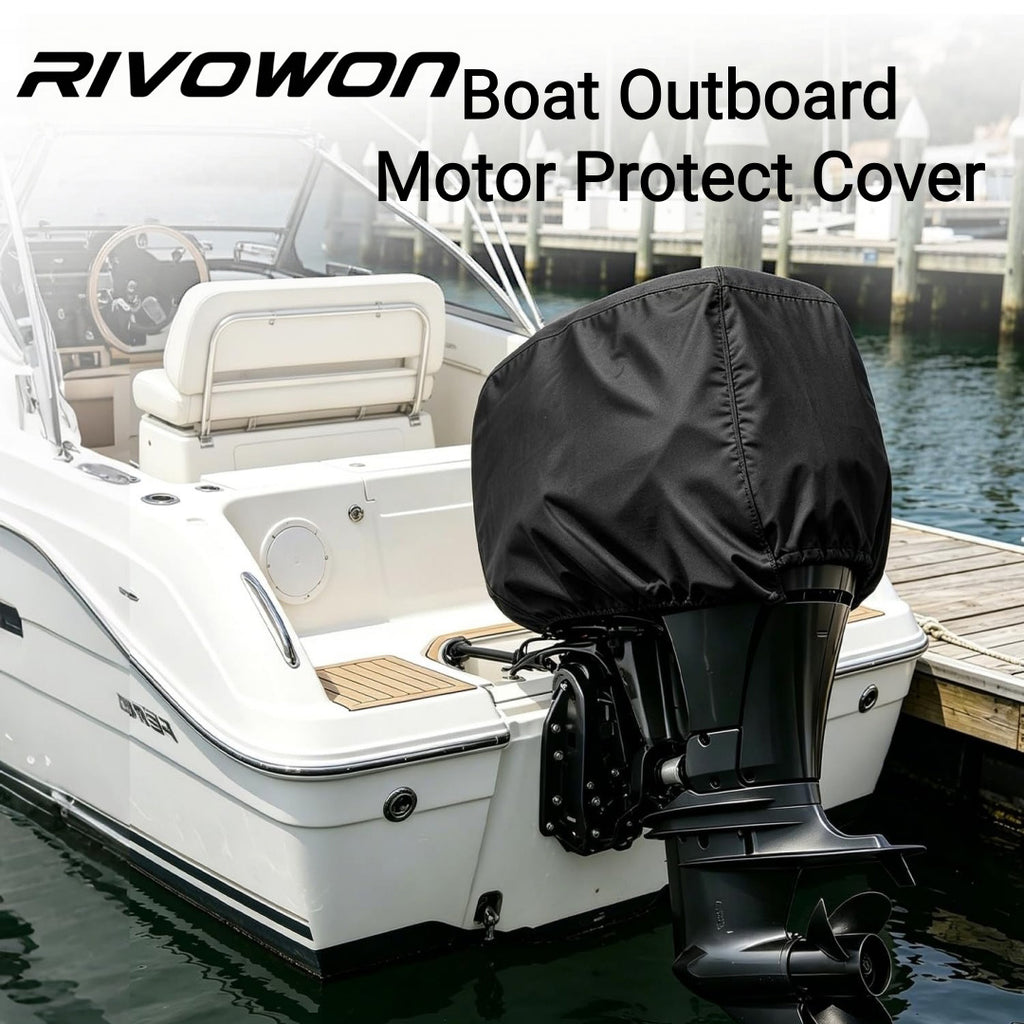 Waterproof Outboard Motor Cover for 6-18HP Engines, 600D Oxford
